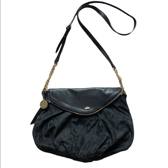 Juicy Couture flap crossbody black chain purse - Picture 1 of 14